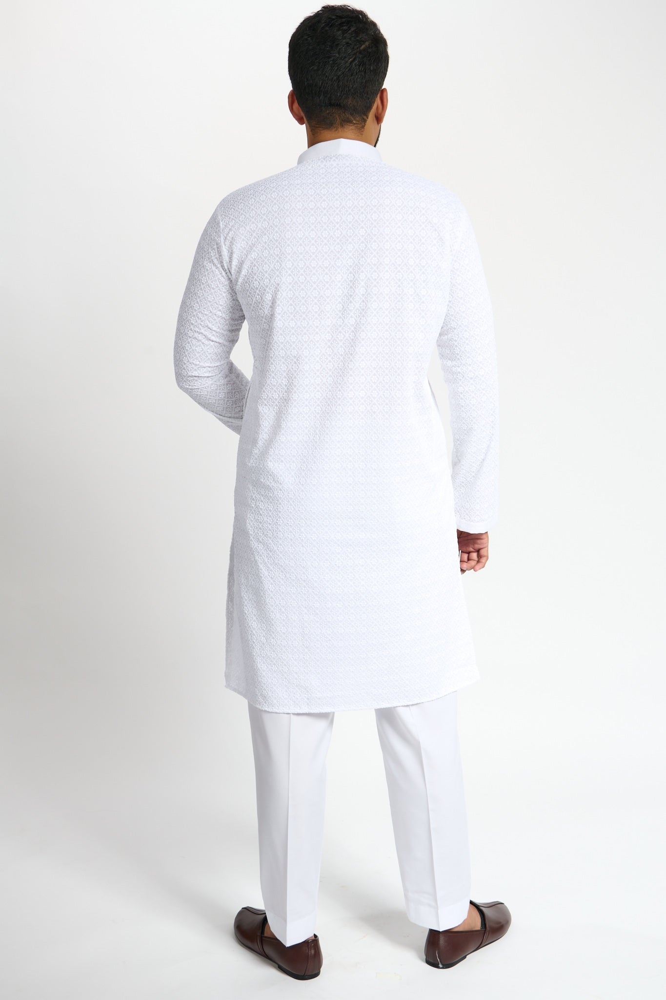 White Chikankari Kurta