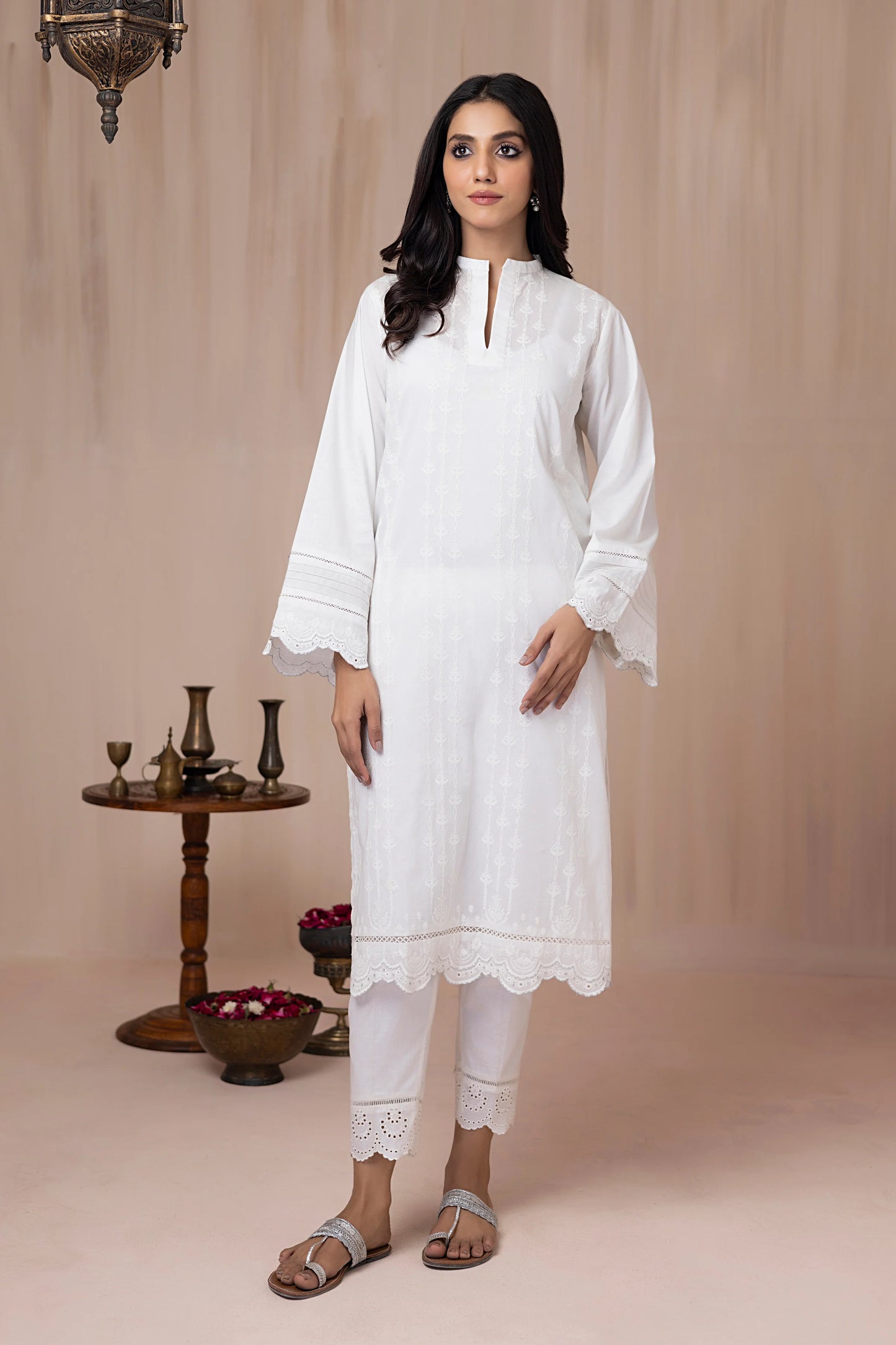 White Cotton Kurti