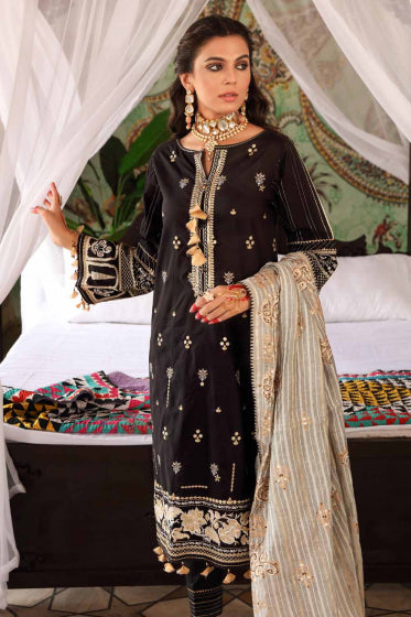 Gul ahmed outlet black dress