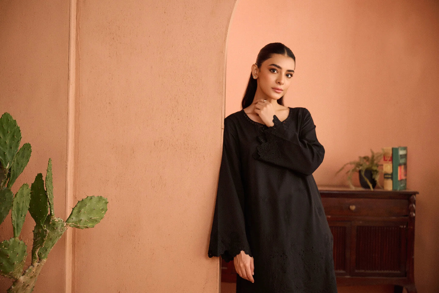 Noir Collection -Black Monochrome Kurta set- 3