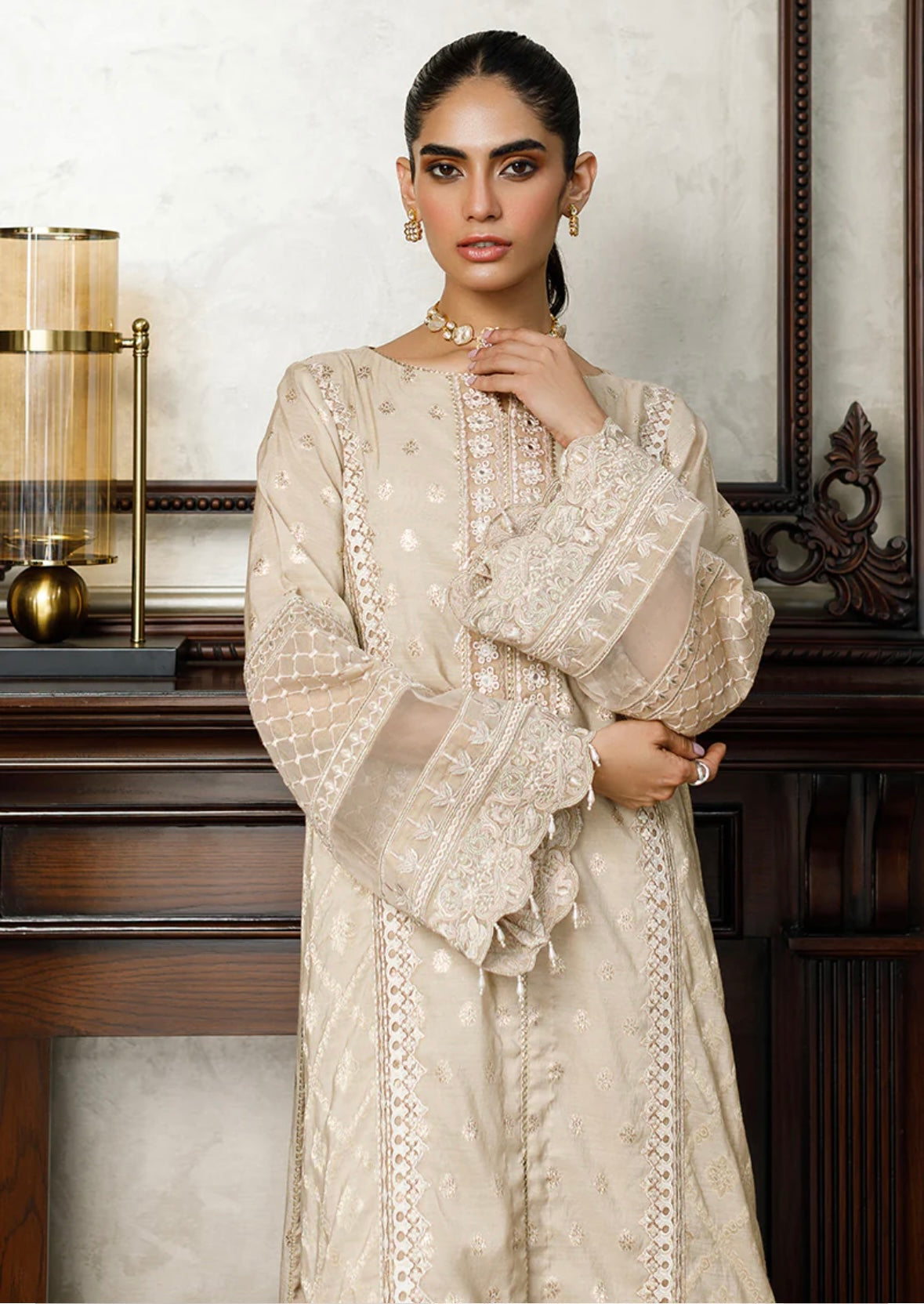 Beige Kurti