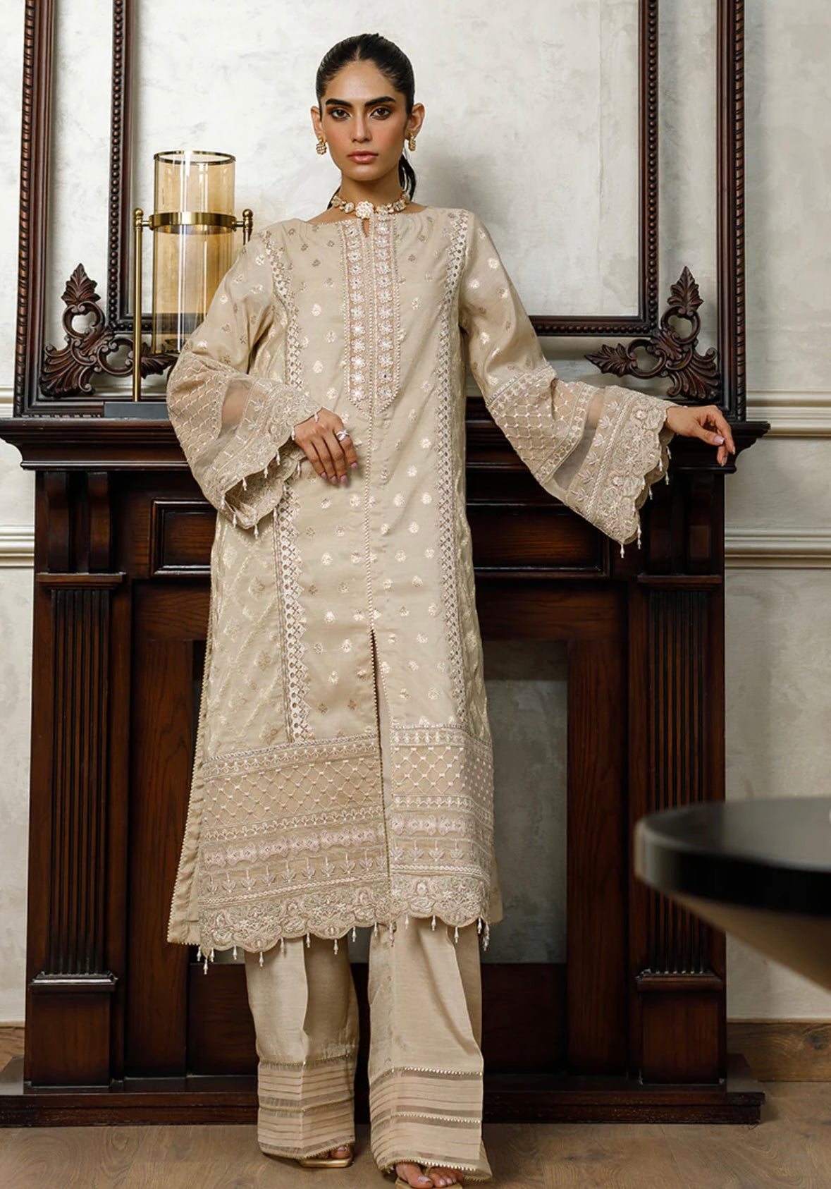 Beige Kurti