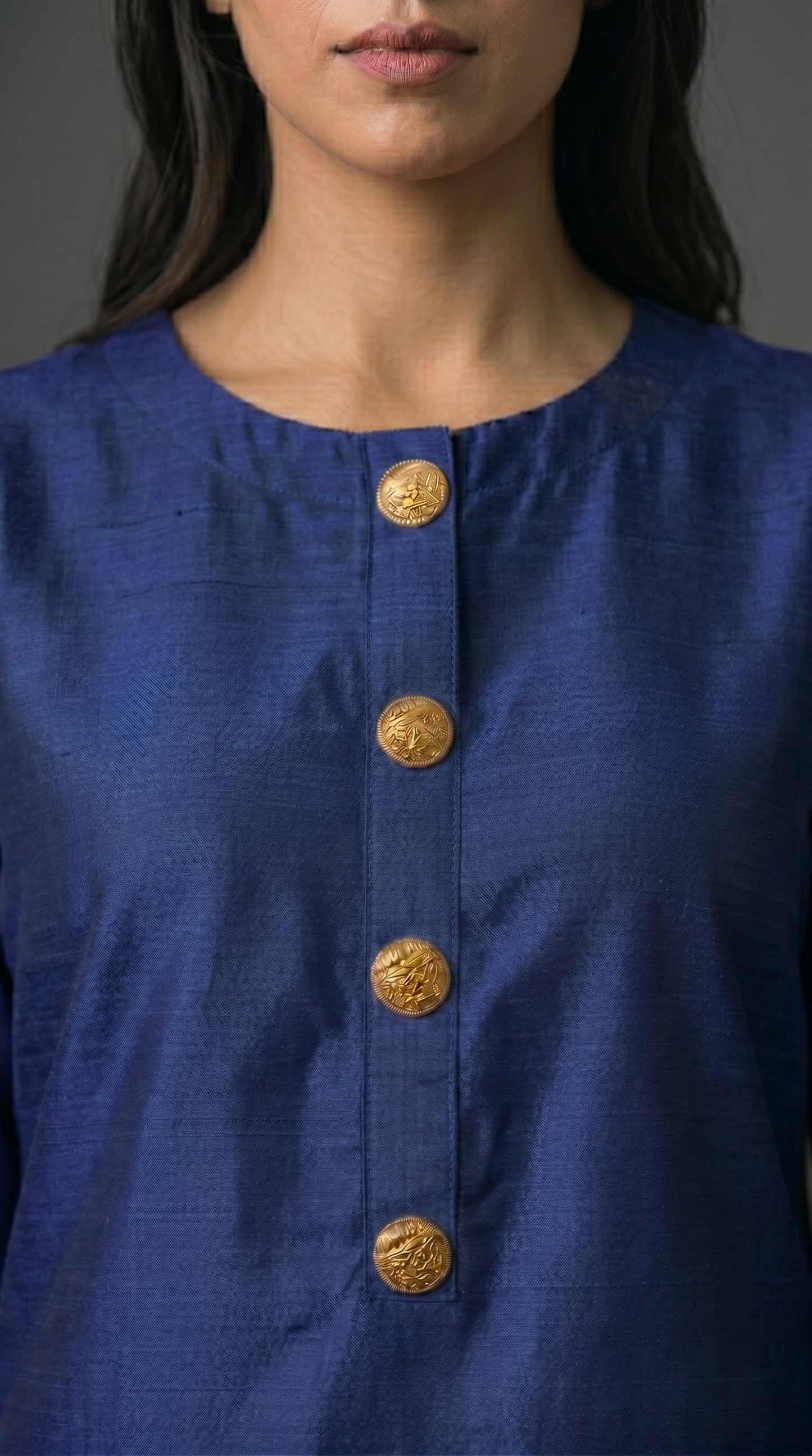 Royal Navy Raw Silk 2-Piece Suit