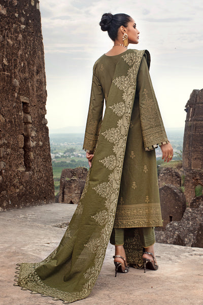 Gul Ahmed Collection - Olive Green