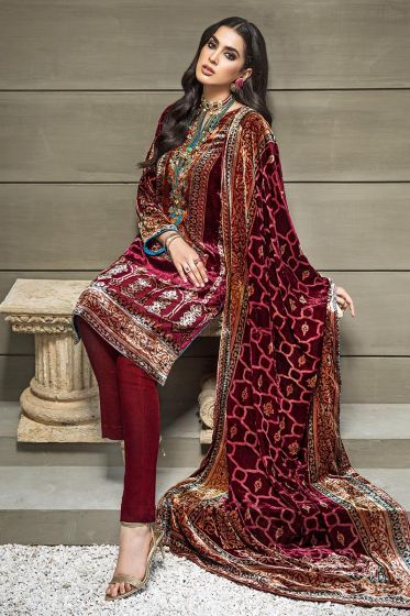 Gul Ahmed Collection -Velvet