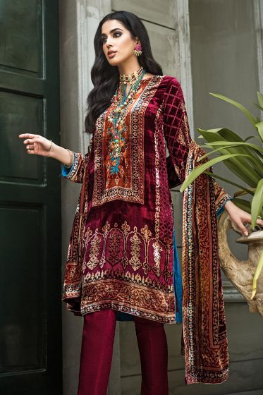 Gul Ahmed Collection -Velvet