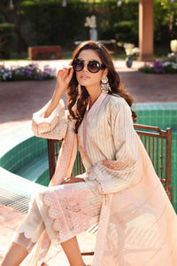 Gul Ahmed - Embroidered Lawn Suit with Denting Lawn Dupatta
