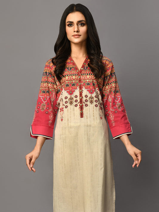 Printed Lawn Kurti