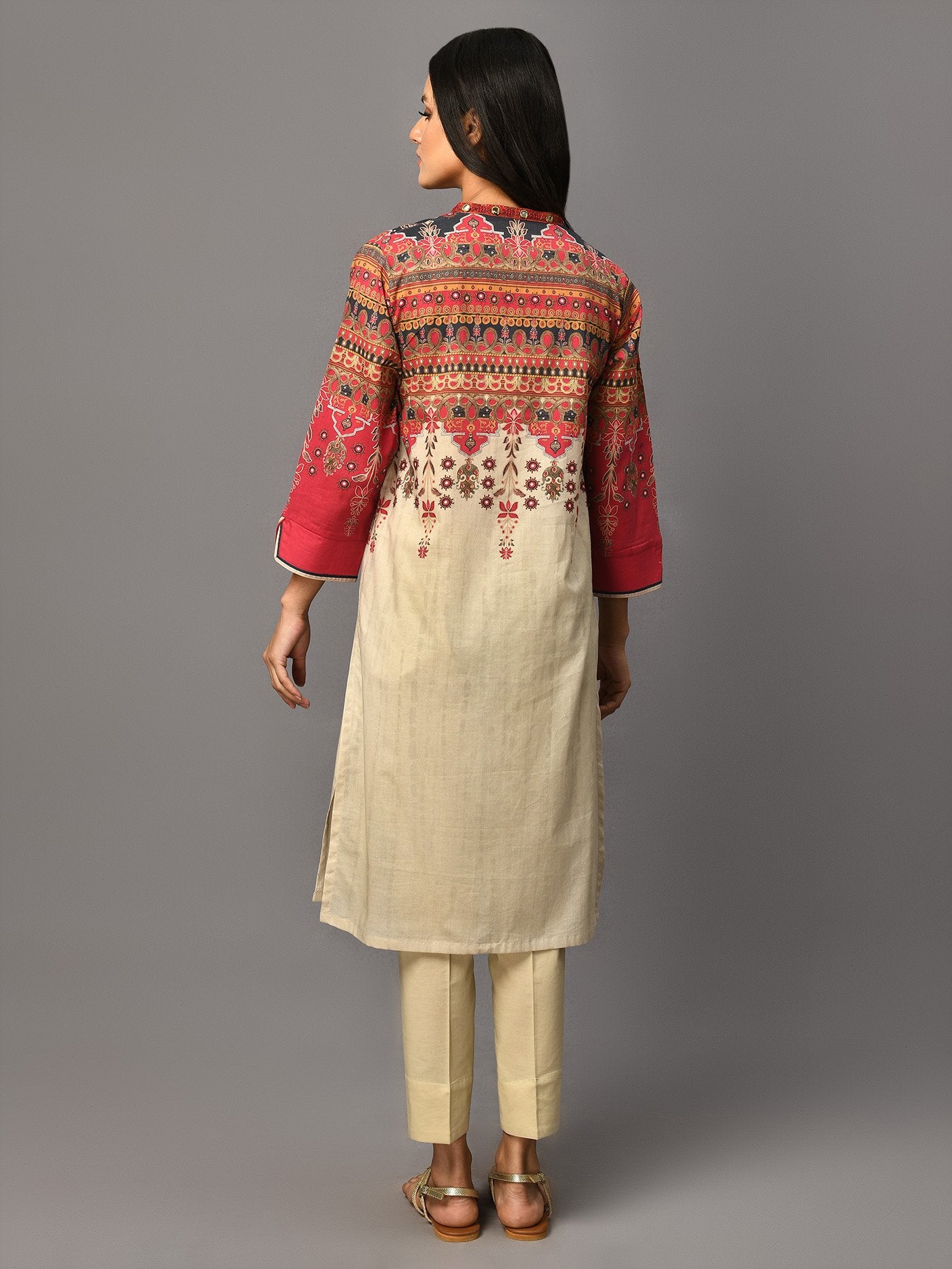 Printed Lawn Kurti